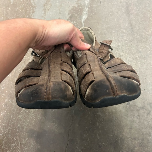 Teva fishermen Brown Leather Men's Sandals - Picture 4 of 7